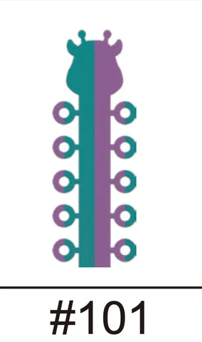 Denrotary Double & Triple Color o-tie