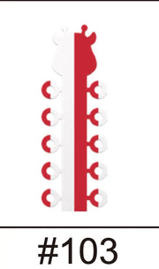 Denrotary Double & Triple Color o-tie