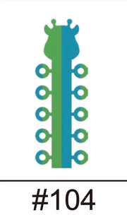 Denrotary Double & Triple Color o-tie