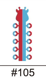 Denrotary Double & Triple Color o-tie