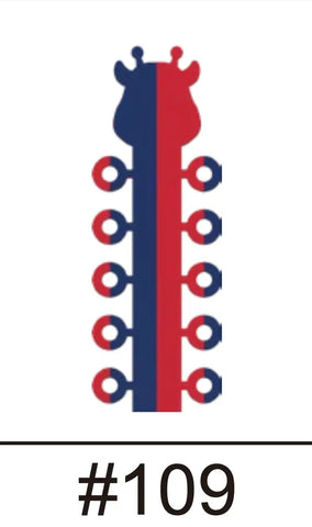 Denrotary Double & Triple Color o-tie