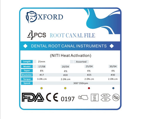 Rotary Blue NiTi Files  - OXFORD