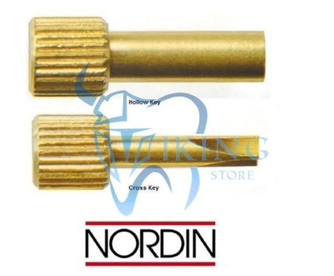 Nordin Gold Plated Cross Key For Screw Post